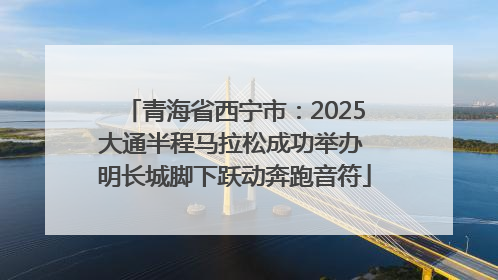 青海省西宁市：2025大通半程马拉松成功举办 明长城脚下跃动奔跑音符
